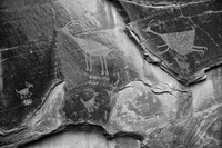 Petroglyphs, Monument Valley, Arizona