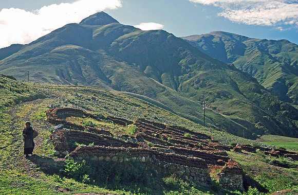 Farmer north of Lhasa, Tibet