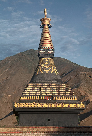 Stupa, Samye Monastery, Yarlung Valley, Tibet