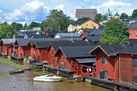 Porvoo Riverside Warehouses, Old Porvoo, Finland