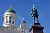 Statue of Alexander II (Emperor of Russia, Grand Duke of Finland), Senate Square, Helsinki, Finland