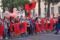 July Fourth Flamingo Revolution protests, Tirana, Albania