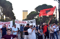 July Fourth Flamingo Revolution protests, Tirana, Albania