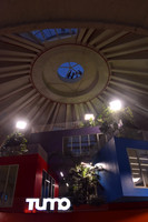 Interior of Pyramid of Tirana, Albania