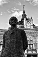Jovan Jovanovic Zmaj statue, Novi Sad, Serbia