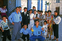 Wedding party, Bukhara, Uzbekistan