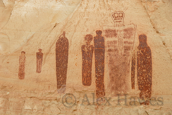 Great Gallery petroglyphs, Horseshoe Canyon, Canyonlands National Park, Utah