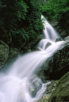 Waterfall, Tiger Leaping Gorge, Yunnan Province, China