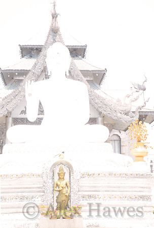 Metta Buddharam Temple overexposed, Bodh Gaya, Bihar, India