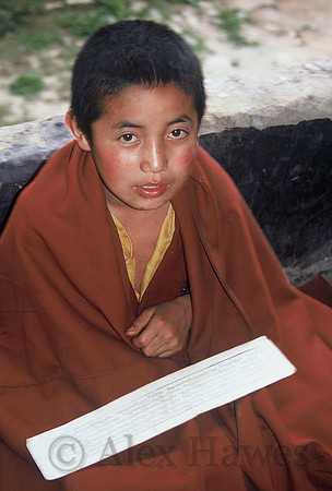Novice, Samye Monastery, Yarlung Valley, Tibet