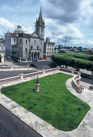 San Sebastian Church and Square, Manaus, Brazil