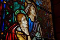 Stained glass window, St. Augustine Cathedral, Tucson, Arizona