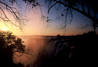 Victoria Falls, Zambezi River, Zambia - Zimbabwe border