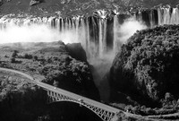Victoria Falls Bridge, Zambezi River, Zambia - Zimbabwe border crossing