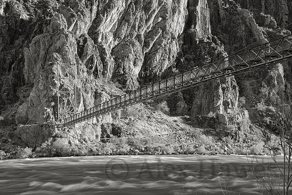 Black (Kaibab) Suspension Bridge, Colorado River, Grand Canyon