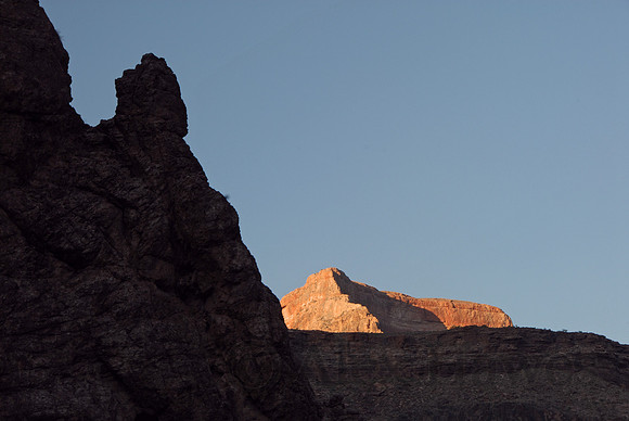 View from Clear Creek Trail near Phantom Ranch, Grand Canyon National Park, Arizona