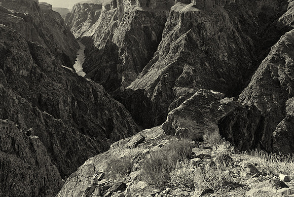 View from Clear Creek Trail near Phantom Ranch, Grand Canyon National Park, Arizona