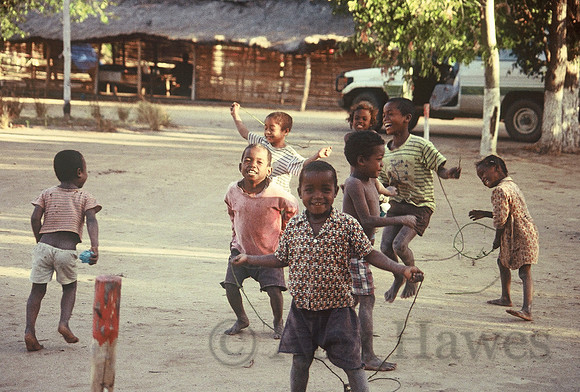Children playing, Beza Mahafaly Special Reserve, southwestern Madagascar