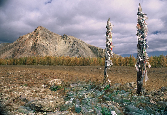 Buryat shrine near Lake Baikal, Siberia