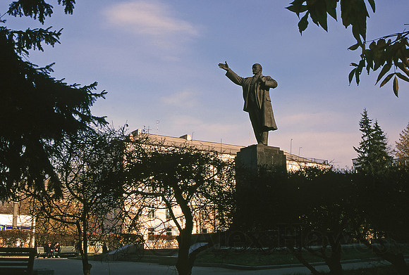 Lenin statue, Irkutsk, Siberian Russia