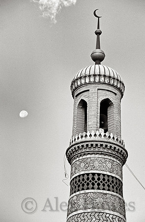 Minaret, Kashgar, Xinjiang Province, China