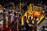 Ganga Aarti ceremony, Varanasi, Uttar Pradesh, India