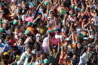 Attari - Wagah Border Ceremony, India - Pakistan border