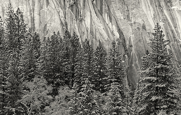 Yosemite Valley in winter, Yosemite National Park, California
