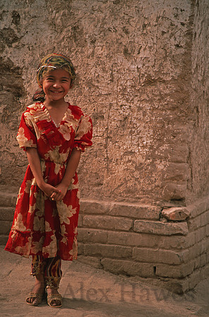Kashgari girl, Xinjiang Province, China