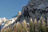Yosemite Valley in winter, Yosemite National Park, California