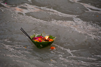 Morning aarti ceremony on Ganges River, Haridwar, Uttarakhand, India