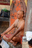 Morning aarti ceremony, Haridwar, Uttarakhand, India
