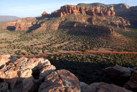 View from Bear Mountain plateau, Sedona, Arizona