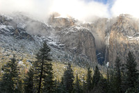 Yosemite Valley in winter, Yosemite National Park, California