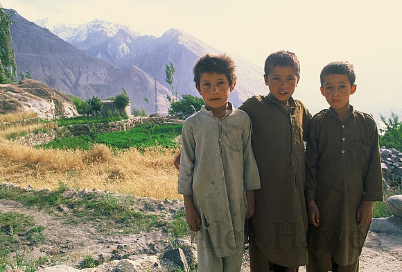 Boys in the Hunza Valley, northern Pakistan