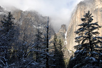Yosemite Valley in winter, Yosemite National Park, California