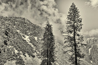 Yosemite Valley in winter, Yosemite National Park, California
