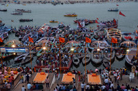 Ganga Aarti ceremony, Varanasi, Uttar Pradesh, India