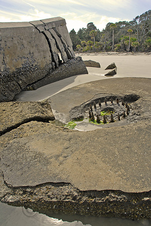 Remains of 1812 Battery, Wassaw Island, Georgia