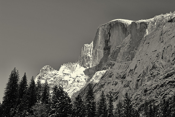 Yosemite Valley in winter, Yosemite National Park, California