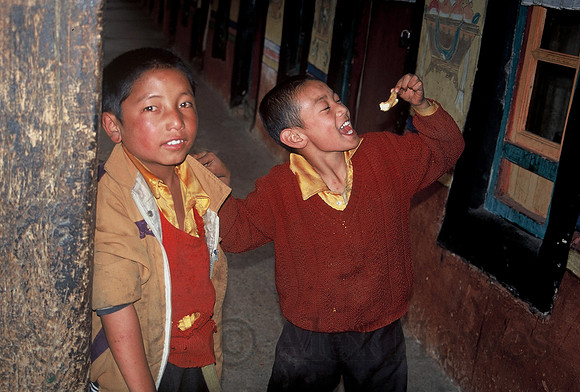 Boys at Samye Monastery, Yarlung Valley, Tibet